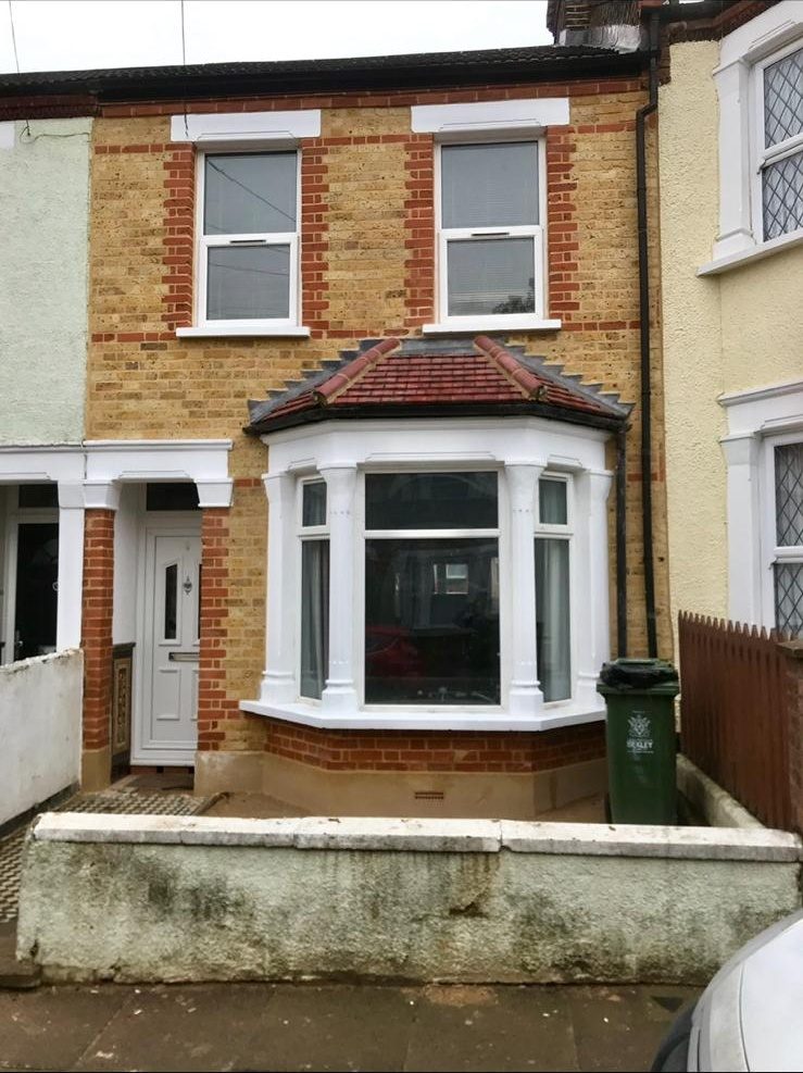 Silicone render finish applied to a property exterior in London and Kent: project 06
