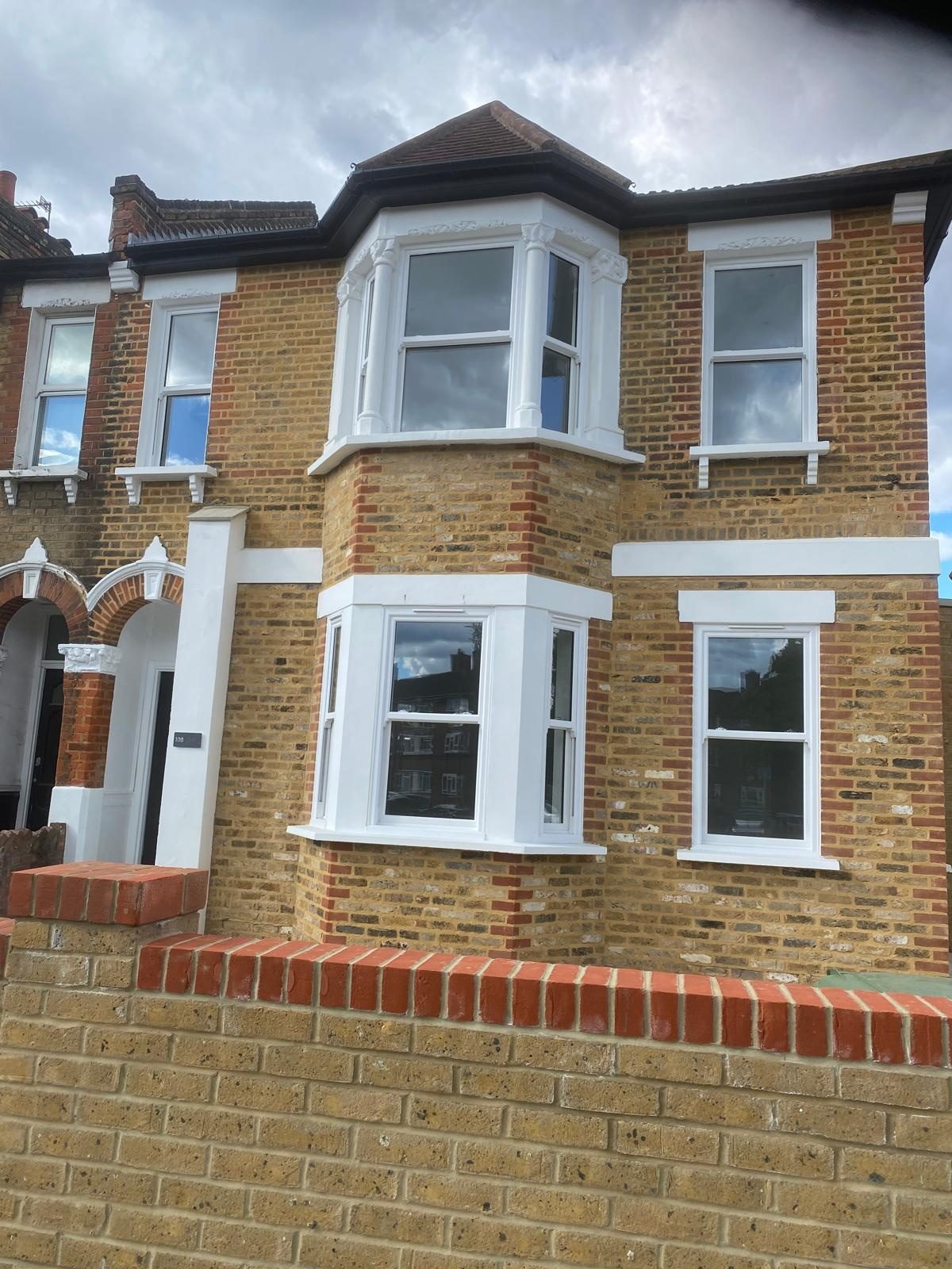 Hydraulic lime repointing on a period brick property in London and Kent: project 32